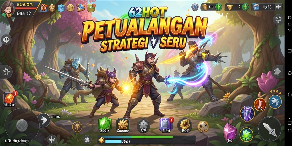 Tampilan gameplay <strong>62HOT</strong> yang menantang dan strategis.