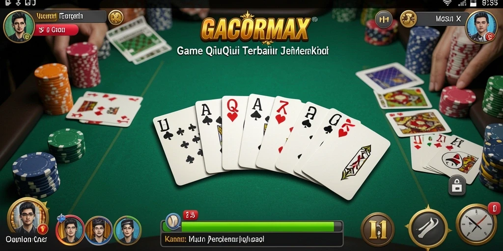 Screenshot GACORMAX menampilkan suasana seru QiuQiu.