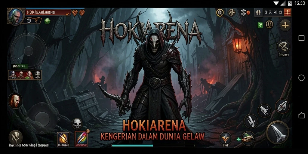 Tampilan menakutkan dari gameplay HOKIARENA yang mencekam.