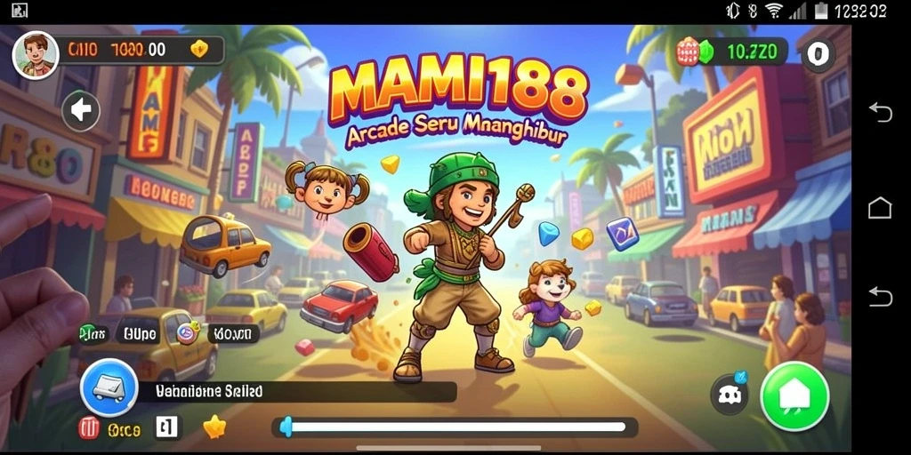 Screenshot gameplay MAMI188 menampilkan aksi seru dan seru.