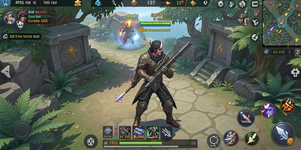 Tampilan gameplay RP55 yang strategis dan penuh aksi.
