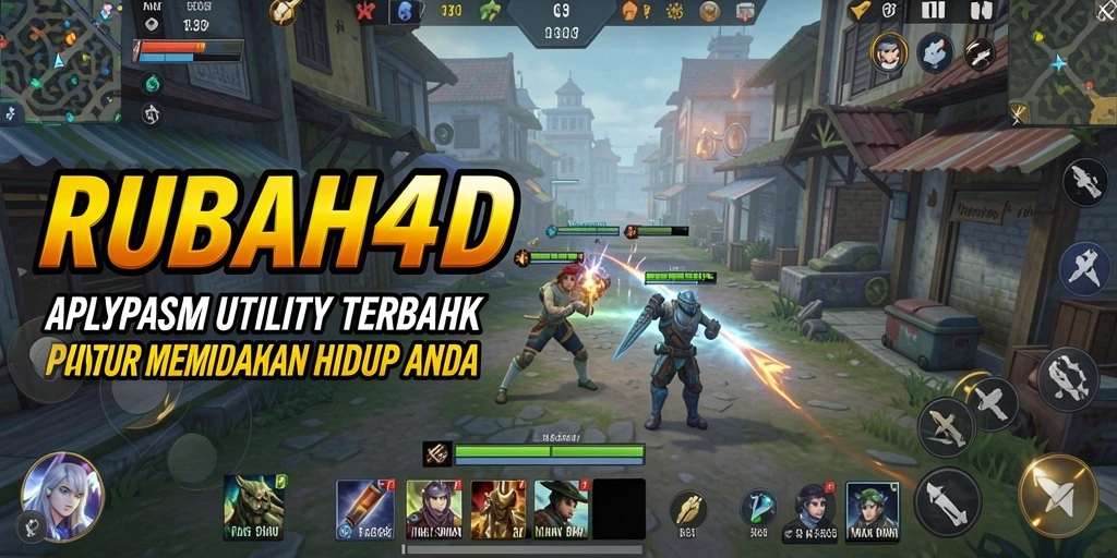Screenshot aplikasi RUBAH4D yang menampilkan antarmuka sederhana dan intuitif.